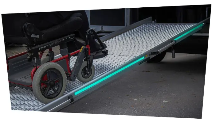 Rendez votre rampe d'accès plus visible, notamment la nuit