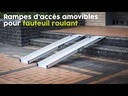 Rampes d'accès télescopiques (2 m) pour fauteuil roulant
