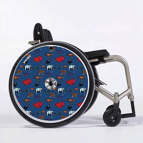 Flasques bleu nuit animaux