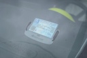 Support pour carte de stationnement handicap