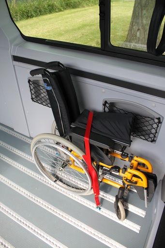 [RS / 103368-R] Sangle de maintien pour fauteuil roulant replié